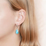 Larimar Calypso Teadrop Slide Earrings Earrings Island by Koa Nani 