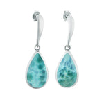 Larimar Calypso Teadrop Slide Earrings Earrings Island by Koa Nani 