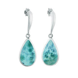 Larimar Calypso Teadrop Slide Earrings Earrings Island by Koa Nani 