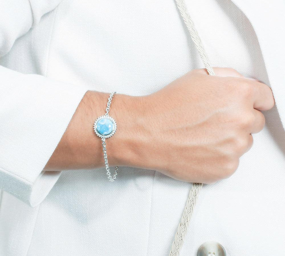 Larimar Circle Bangle Bangle Island by Koa Nani 