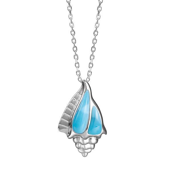 Larimar Conch Shell Pendant Pendant Island by Koa Nani 