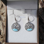 Larimar Coral of Life Earrings Earrings Island by Koa Nani 