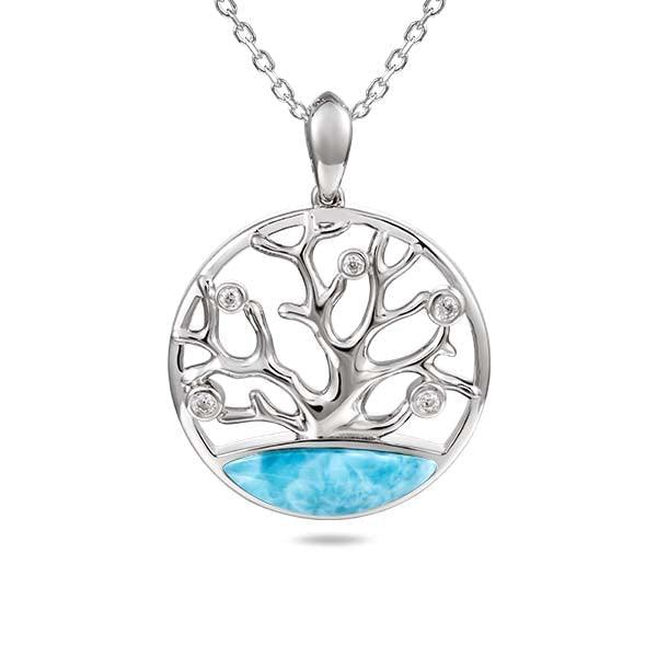 Larimar Coral of Life Pendant Pendant Island by Koa Nani 