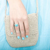 Larimar Crystal Eye Cocktail Ring Ring Island by Koa Nani 