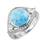 Larimar Crystal Eye Cocktail Ring Ring Island by Koa Nani 5