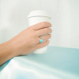 Larimar Crystalline Mandorla Ring Ring Island by Koa Nani 