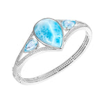 Larimar Crystals of the Sea Bangle Bangle Island by Koa Nani 