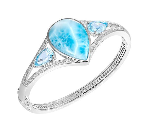 Larimar Crystals of the Sea Bangle Bangle Island by Koa Nani 