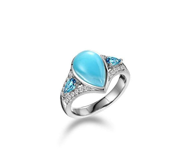 Larimar Crystals of the Sea Ring Ring Island by Koa Nani 5