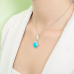 Larimar Cushion Cut Pendant Pendant Island by Koa Nani 