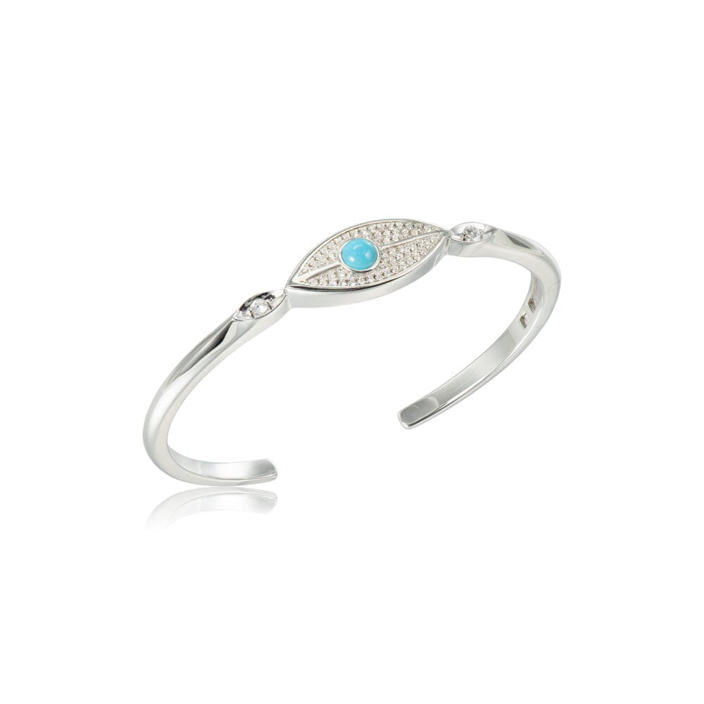 Larimar Dew Drop Leaf Bangle Bangle Island by Koa Nani 
