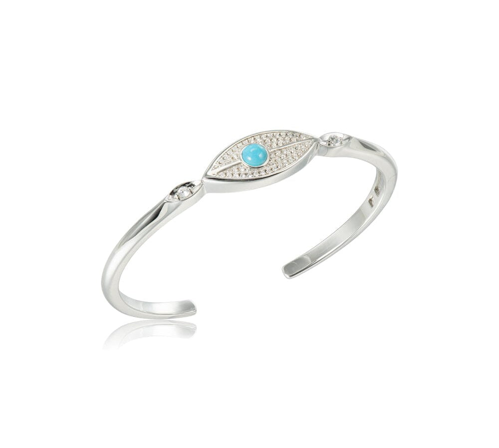 Larimar Dew Drop Leaf Bangle Bangle Island by Koa Nani 