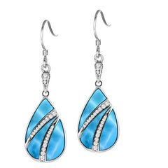 Larimar Divided Waters Earrings Earrings Island by Koa Nani 