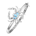 Larimar Dungeness Crab Bangle Bangle Island by Koa Nani 