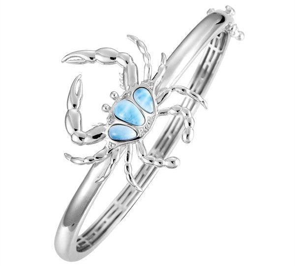 Larimar Dungeness Crab Bangle Bangle Island by Koa Nani 