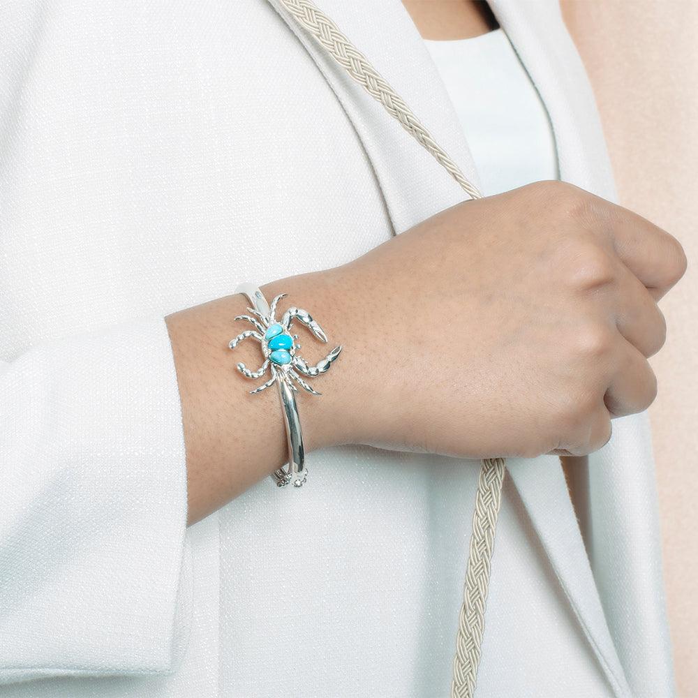 Larimar Dungeness Crab Bangle Bangle Island by Koa Nani 