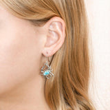 Larimar Dungeness Crab Hook Earrings Earrings Island by Koa Nani 