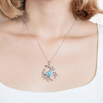 Larimar Dungeness Crab Pendant Pendant Island by Koa Nani 