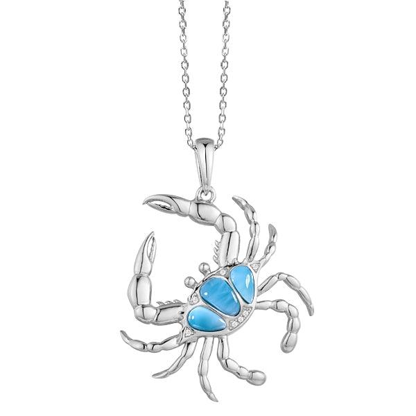 Larimar Dungeness Crab Pendant Pendant Island by Koa Nani 