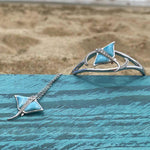 Larimar Eagle Ray Bangle Bangle Island by Koa Nani 