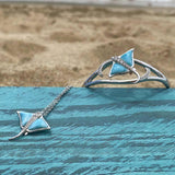 Larimar Eagle Ray Bangle Bangle Island by Koa Nani 