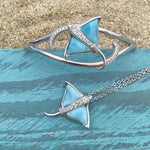 Larimar Eagle Ray Bangle Bangle Island by Koa Nani 