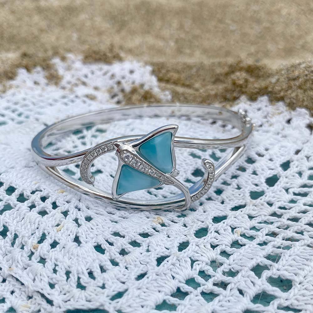Larimar Eagle Ray Bangle Bangle Island by Koa Nani 