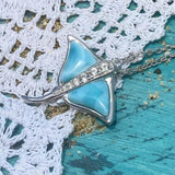 Larimar Eagle Ray Pendant Pendant Island by Koa Nani 