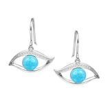 Larimar Eye of the Sea Earrings Earrings Island by Koa Nani 