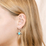 Larimar Eye of the Sea Earrings Earrings Island by Koa Nani 