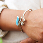 Larimar Fleur Bangle Bangle Island by Koa Nani 