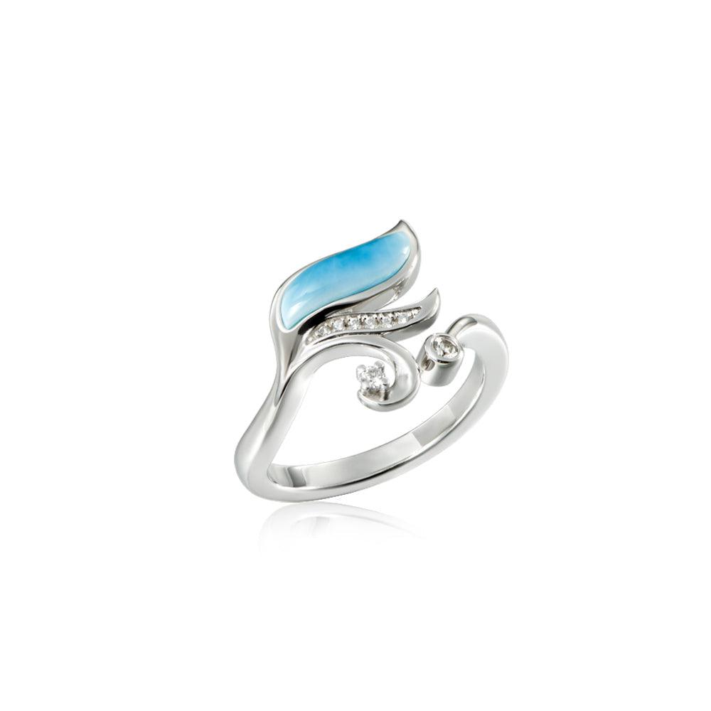 Larimar Fleur Ring Ring Island by Koa Nani 5.0 
