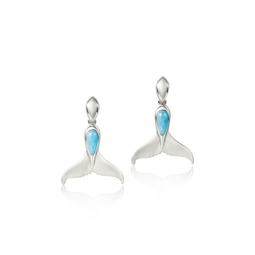 Larimar Flukes Earrings Earrings Island by Koa Nani 