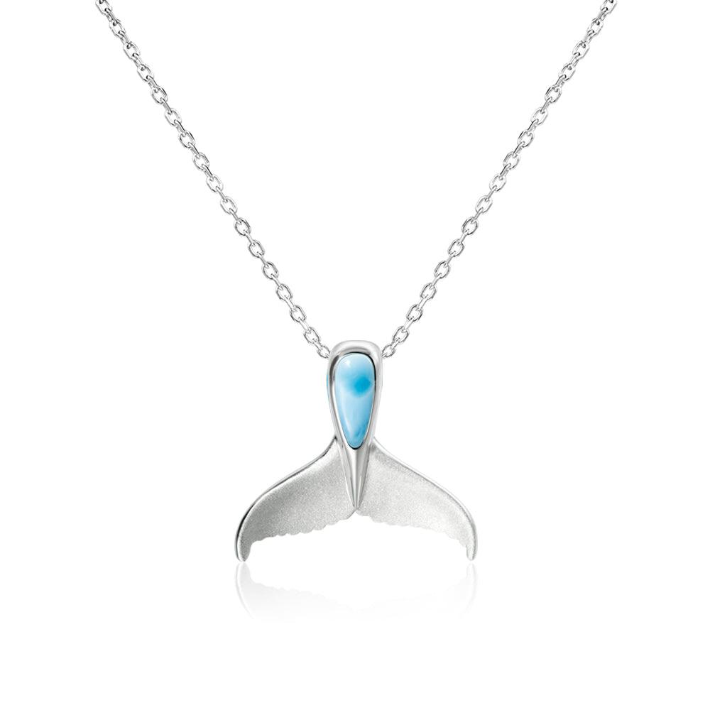 Larimar Flukes Pendant Pendant Island by Koa Nani Small 