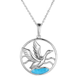 Larimar Flying Nene Pendant Pendant Island by Koa Nani 