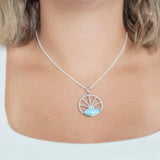 Larimar Fountain Pendant Pendant Island by Koa Nani 