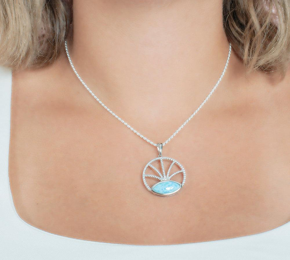 Larimar Fountain Pendant Pendant Island by Koa Nani 
