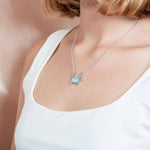 Larimar Friendly Crab Necklace Necklace Island by Koa Nani 