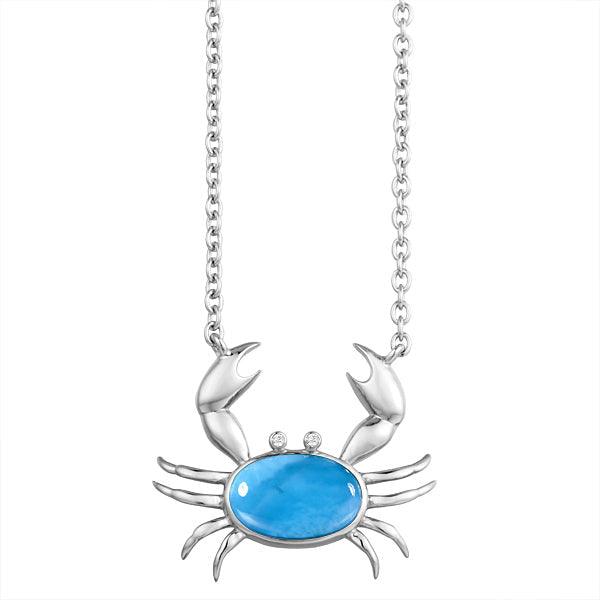Larimar Friendly Crab Necklace Necklace Island by Koa Nani 