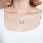 Larimar Friendly Crab Necklace Necklace Island by Koa Nani 