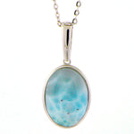 Larimar Full Moon Pendant Pendant Island by Koa Nani Large 