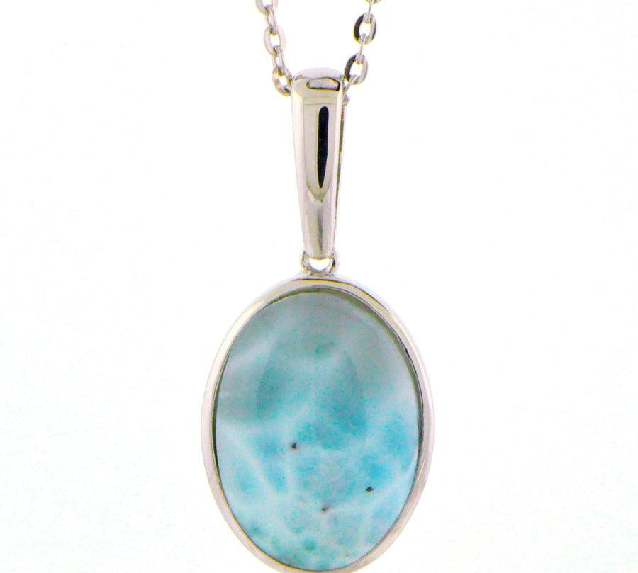 Larimar Full Moon Pendant Pendant Island by Koa Nani Large 