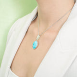 Larimar Full Moon Pendant Pendant Island by Koa Nani 