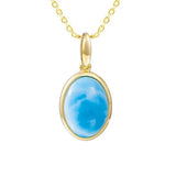 Larimar Full Moon Pendant Pendant Island by Koa Nani 