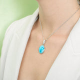 Larimar Full Moon Pendant Pendant Island by Koa Nani 