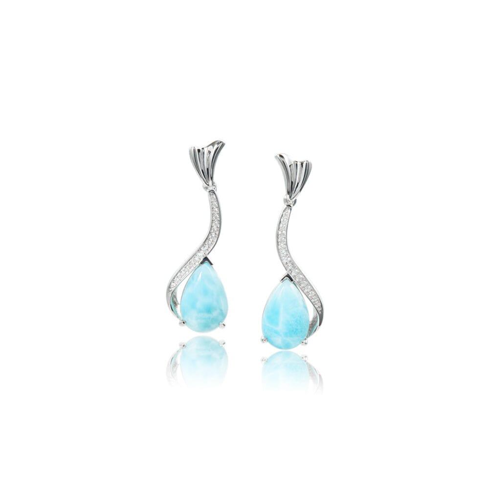 Larimar Glamour Earrings Earrings Island by Koa Nani 