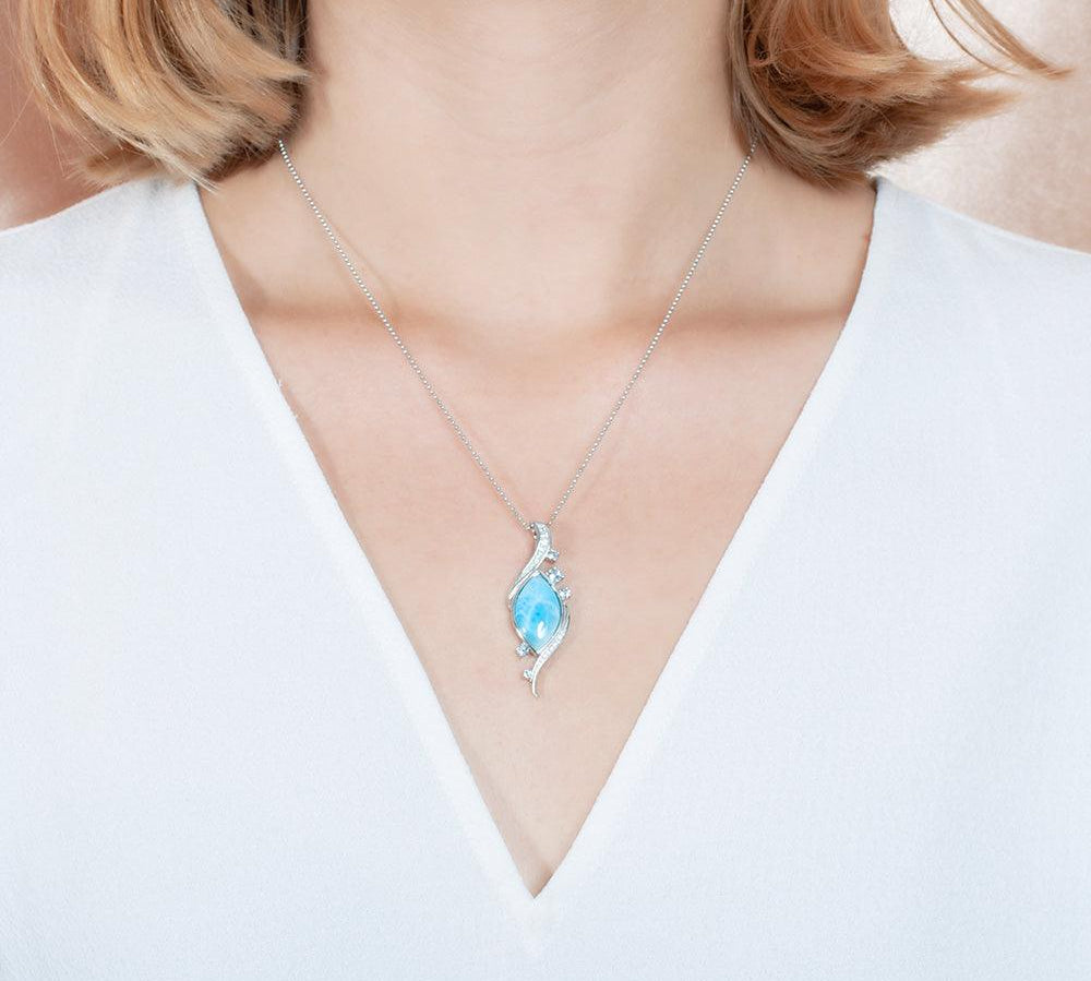 Larimar Glimmer Pendant Pendant Island by Koa Nani 