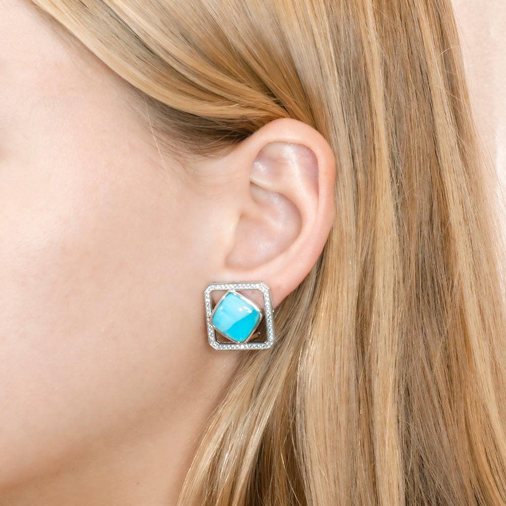 Larimar Hale Earrings Earrings Island by Koa Nani 