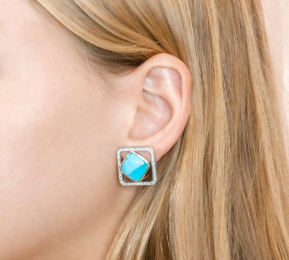 Larimar Hale Earrings Earrings Island by Koa Nani 
