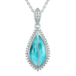 Larimar Hawaiian Ti Leaf Pendant Pendant Island by Koa Nani 